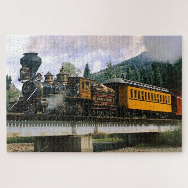 Locomotive à vapeur #27 Jigsaw Puzzle 1014 pc. (Horizontal)