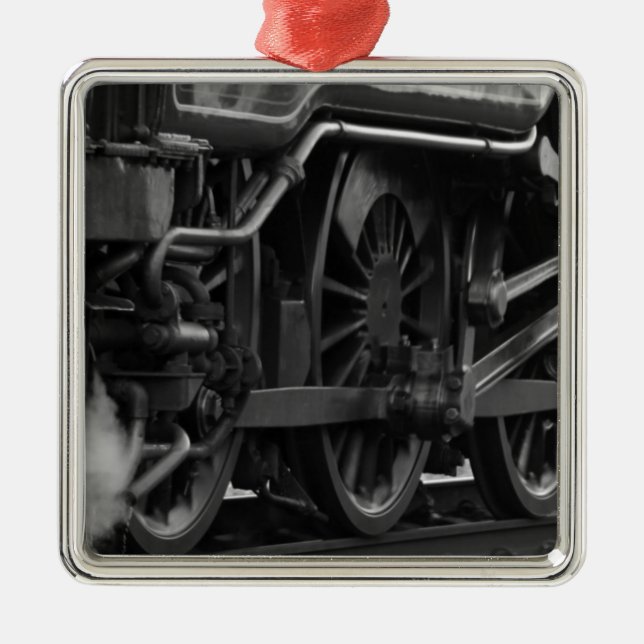 Locomotive mechanic school ornament aus metall (Vorne)