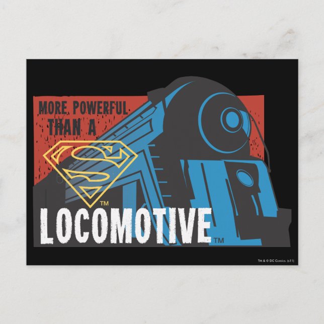 Locomotive Postkarte (Vorderseite)