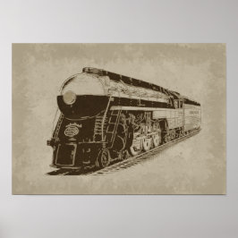 Locomotive vintage - époque Art déco