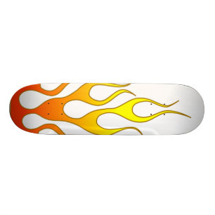 Lodernde Feuer-Strahlen Skateboard