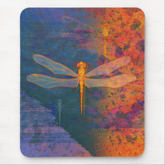 Lodernde Libelle Mousepad