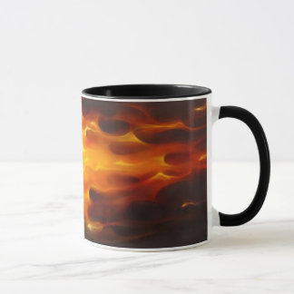 Lodernde schlechte Schädel Gesicht-weg DuellTasse Tasse