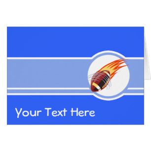 Lodernder Fußball; Blau