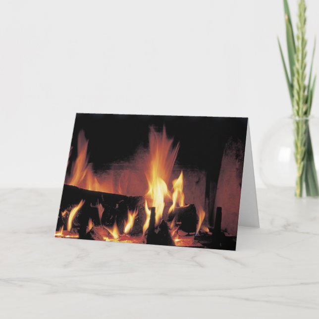 Loderndes Feuer Karte (Vorderseite)
