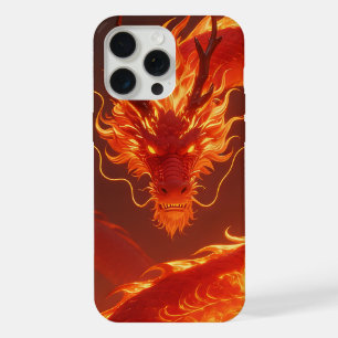 Loderndes Feuerdrache Mythischer Flammendrache F iPhone 15 Pro Max Hülle