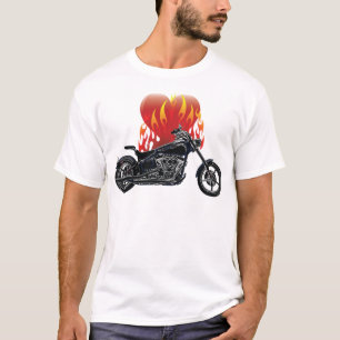 Loderndes Liebe-Radfahrer-Shirt T-Shirt