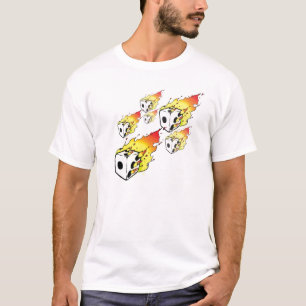 Loderndes Würfelt-stück T-Shirt