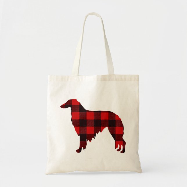 Lodge Borzoi Buffalo Kariert Tragetasche (Vorne)