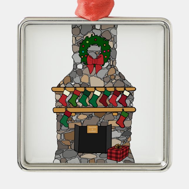 Lodge Fireplace Ornament (Vorne)