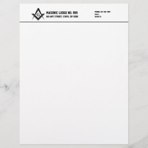 Lodge Letterhead - Bold Briefbogen