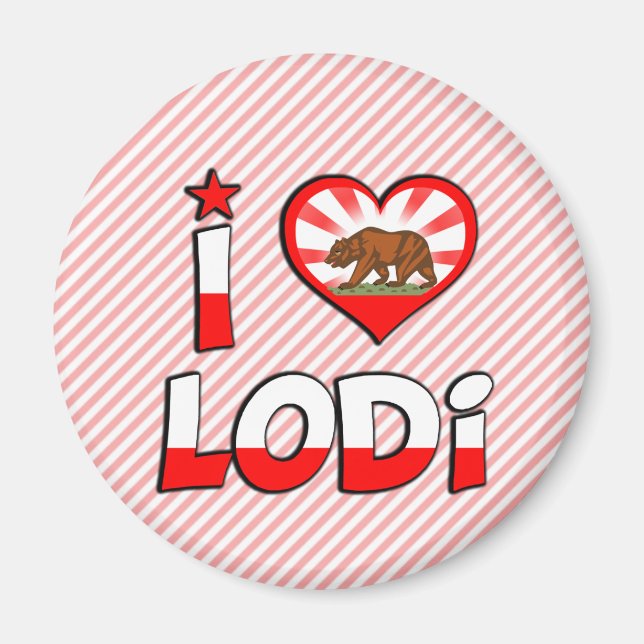 Lodi, CA Magnet (Vorne)
