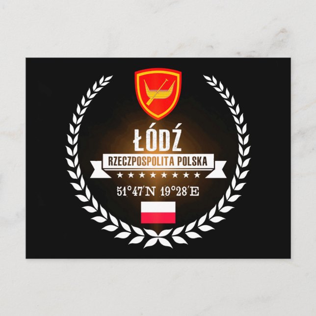 Łódź Postkarte (Vorderseite)