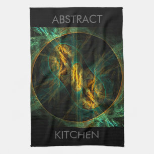 L'oeil de la jungle Serviette de cuisine d'art Abs