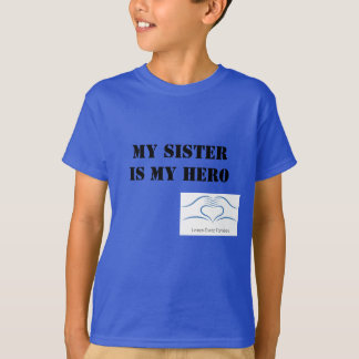 Loeys-Dietz meine Schwester ist mein Helden-Raglan T-Shirt
