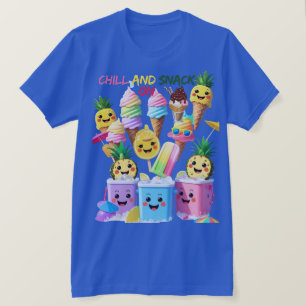 Löffel, Schluck, Lächeln – Sommer-Leckereien-T-Shi T-Shirt