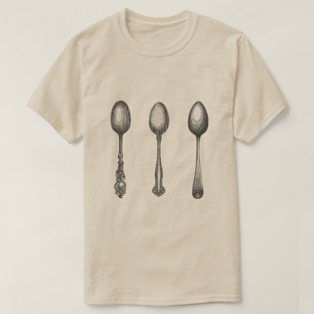 Löffel-Theorie ~ Extralöffel für spoonies! T-Shirt (Design vorne)
