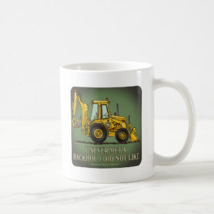Löffelbagger-Betreiber-Zitat-Kaffee-Tasse Kaffeetasse