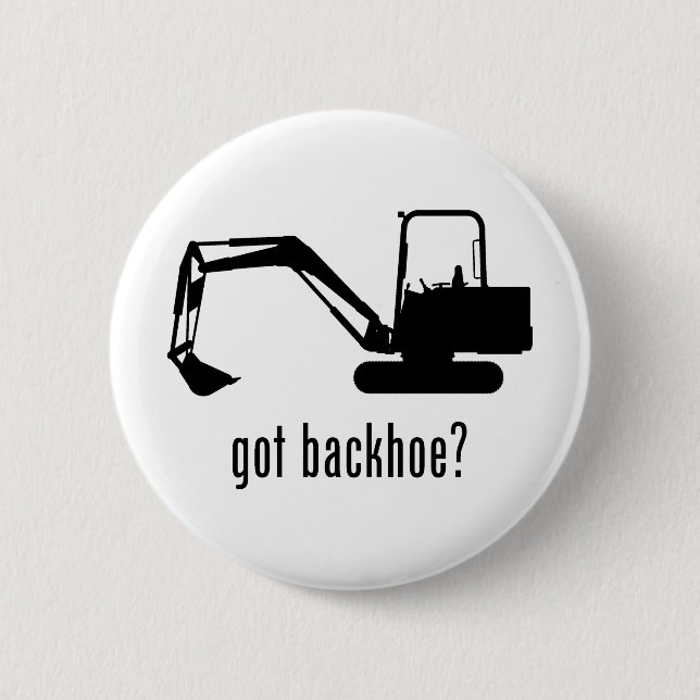 Löffelbagger Button (Vorderseite)