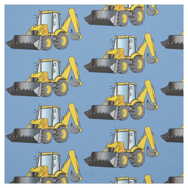 Löffelbagger Stoff (Muster)