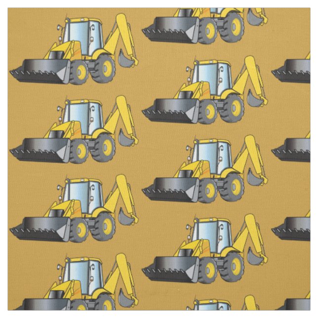 Löffelbagger Stoff (Muster)