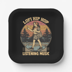 Lofi Hip-Hop Chillhop-Musik Pappteller