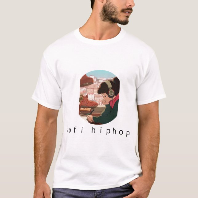 Lofi-Hiphop-Liebhaber T-Shirt (Vorderseite)