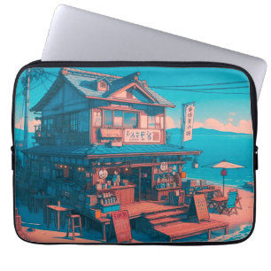 Lofi Träume am Meer Laptopschutzhülle