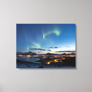 Lofoten Aurora Leinwanddruck