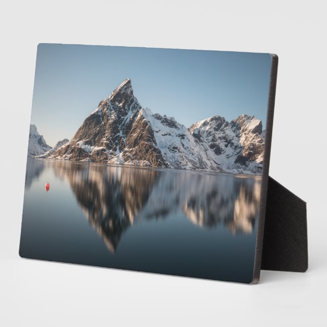 Lofoten Berglandschaft Foto Fotoplatte (Seite)