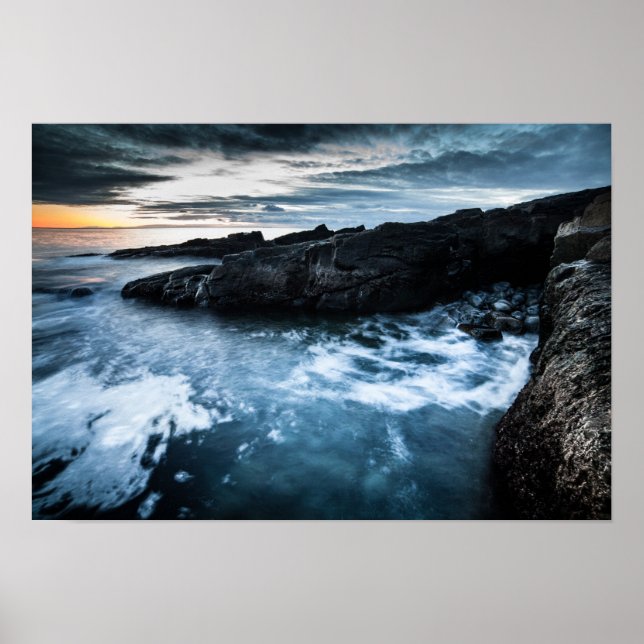 Lofoten Coast Landscape Foto Poster (Vorne)