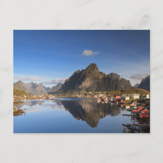 Lofoten - Dorf Reine Postkarte Text