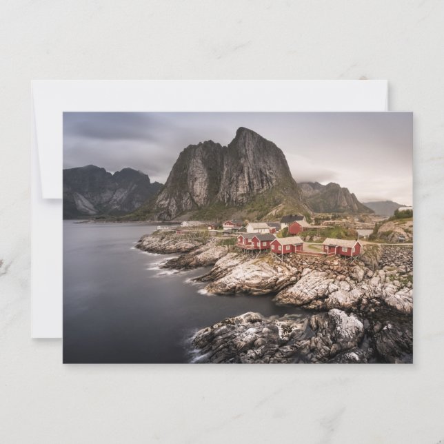 Lofoten Fishing Village Hamnoya Card (Vorderseite)