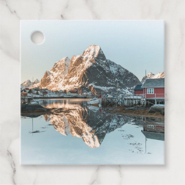 Lofoten Geschenkanhänger (Vorderseite)
