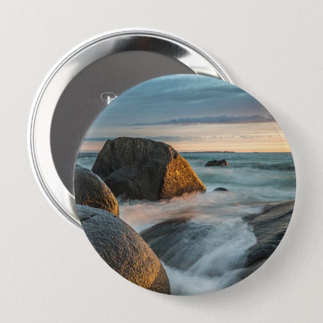 Lofoten Inseln Norwegen Button (Vorne & Hinten)