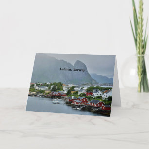 Lofoten-Inseln, Norwegen Karte