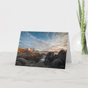 Lofoten Inseln Norwegen Landschaftliches Foto Karte