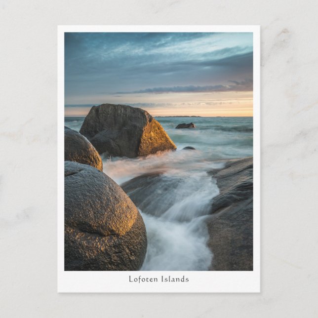 Lofoten Inseln Norwegen Postkarte (Vorderseite)