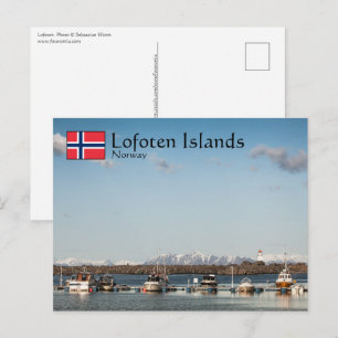 Lofoten-Inseln Norwegen Postkarte