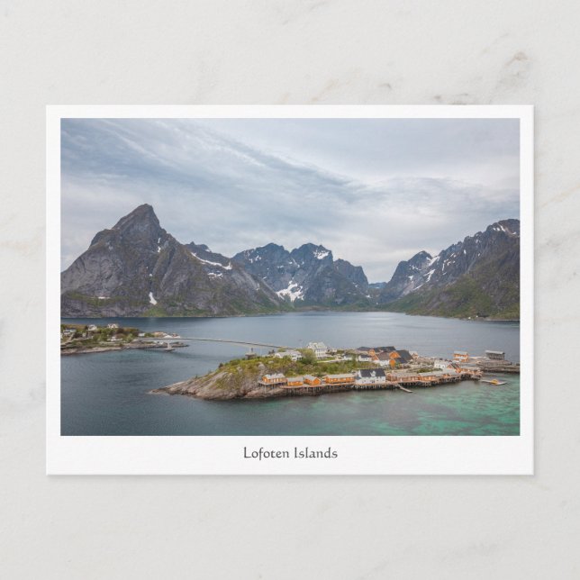 Lofoten Inseln Norwegen Postkarte (Vorderseite)