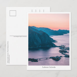 Lofoten Inseln Norwegen Postkarte