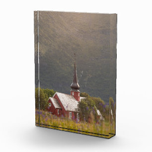 Lofoten Islands Flakstad Church Fotoblock