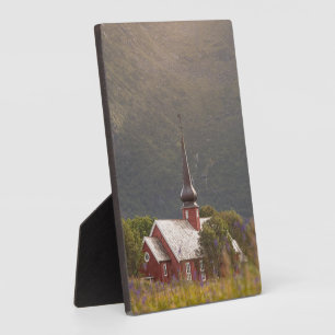 Lofoten Islands Flakstad Church Fotoplatte