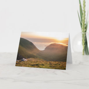 Lofoten Islands Norwegen Card Karte