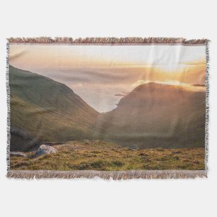 Lofoten Islands Norwegen Throw Blanket Decke
