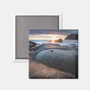 Lofoten Mitternachtssonne Magnet