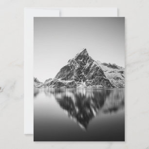 Lofoten Mountain Card Save The Date