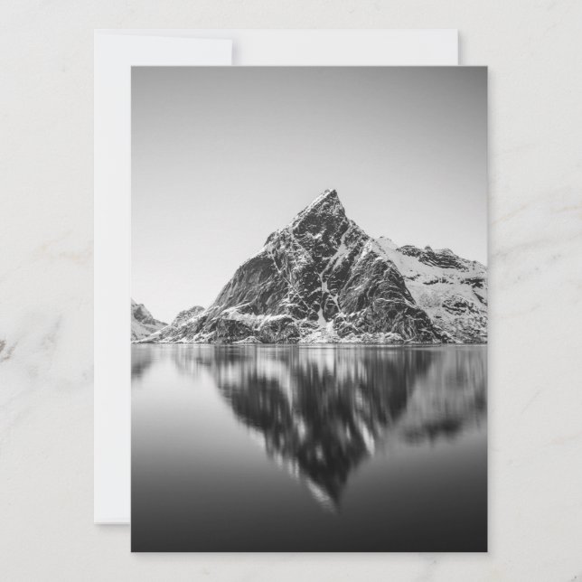 Lofoten Mountain Card Save The Date (Vorderseite)