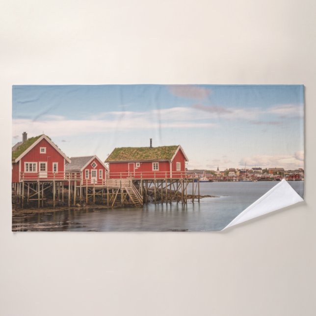 Lofoten Norvège (Serviette de bain)