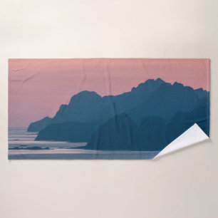 Lofoten Norwegen Badehandtuch